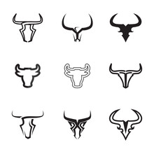 Bull Horn Logo And Symbol Template Icons App