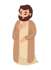 Sticker - holy joseph cartoon