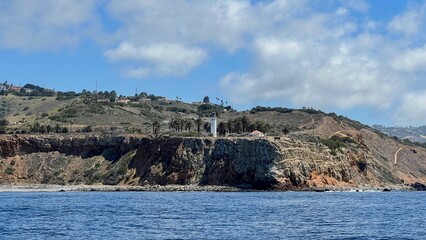 Sticker - View of Rancho Palos Verdes from the pacific ocean.