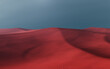 Mystical surreal color of year 2023 dunes in desert. 3d render, 3d illustration.