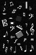 Music Symbols, Piano Symbols, Musician, Music Player, Piano Student, Music Icon, Treble and Bass Clef, Musical Notation