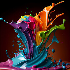 Wall Mural - color mix