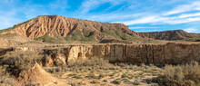 Bardenas Reales Desert In Spain,  Rock Formation