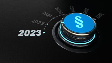 Wall Mural - Control Knob Paragraph 2023
