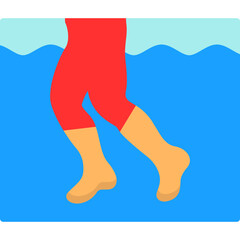 Sticker - Aqua Jogging Icon