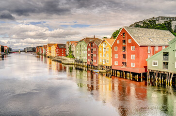 Fototapete - Trondheim, Norway