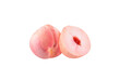 Fresh Peach Fruit isolated on transparent png