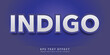 © muflihah - indigo editable text effect