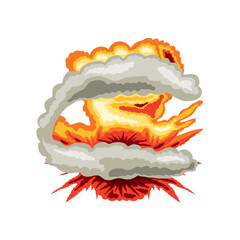 Sticker - explosion burst icon