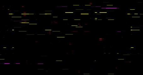 Wall Mural - abstract pink and yellow overlay light background animation of pattern glitch