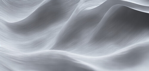 Wall Mural - wave of flowing ribbons, paper and silky texture, graphic element background. backdrop for wallpaper