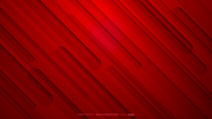 Red abstract background with geometric dynamic gradient shape