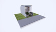 © Gappa - 3d illustration modern house in sidoarjo
