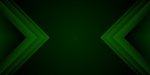 Wall Mural - gradient abstract background. green paper cut right triangle. design element for template, card, cov