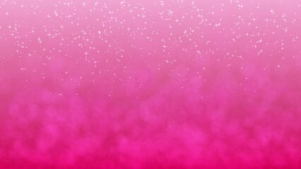 Wall Mural - blurred pink particles moving up on the snowing background