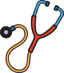 Wall Mural - Hand Drawn Stethoscope illustration