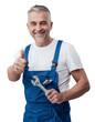 Cheerful repairman