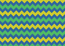 Chevron Pattern Abstract Background Vector Zigzag Pattern Blue Green Yellow