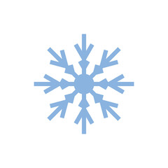 Canvas Print - Snowflakes icon and symbol ilustration