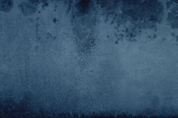 Wall Mural - old dirty concrete wall with blue lighting
