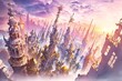Generative AI Fantasy ruined city