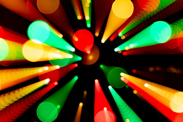 Wall Mural - abstract colorful bright lights background