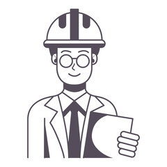 Wall Mural - Engineer icon