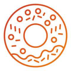 Sticker - Doughnut Icon Style