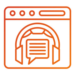 Poster - Live Chat Icon Style