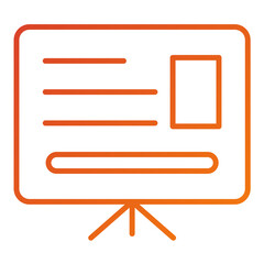 Poster - Presentation Icon Style