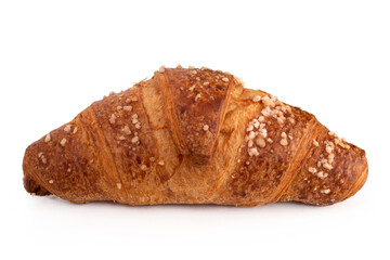 croissant with apricots isolated, png file