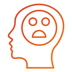 Sticker - Depression Icon Style