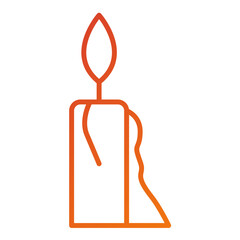 Poster - Candles Icon Style