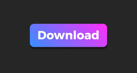 Wall Mural - download isolated flat vector web button