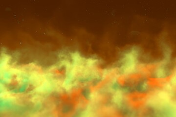 Wall Mural - mystery sky concept with lights bokeh effect creative abstract background for any purposes