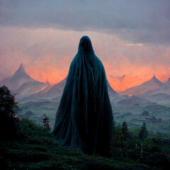 Dark Hooded Figure, Grim reaper, Death