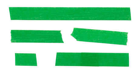 adhesive tape painter tape green tape masking tape realistic png isolated on transparent background asset for graphic design