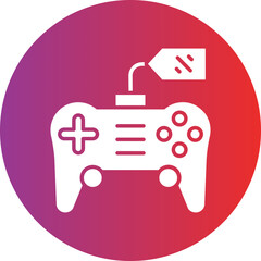 Gamepad Sale Icon Style