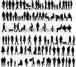 © Paul - Vector silhouettes of people