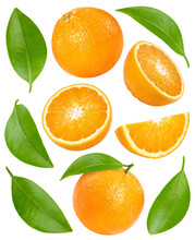 Fresh Organic Orange Isolated