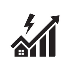 tired person in the workplace, tiredness or burnout icon, low level energy in work battery, exhausted and sleepy man, thin line symbol - editable stroke vector Electricity price icon. Cost of living. 