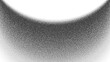 Black Noise Stipple Dotwork Halftone Gradient Isolated PNG Smooth Semi Circle Border