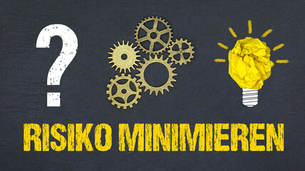 Sticker - Risiko minimieren	