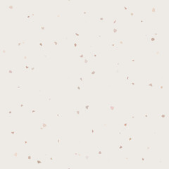 Poster - Terrazzo flooring textured surface modern abstract pattern. Vector seamless abstract repeat with chips of marble or granite in soft pastel colors.