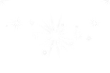 Wall Mural - christmas falling snow effect particles lights and snowflakes semicircle transparent border