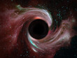 Black hole in space. This image elements furnished by NASA.