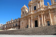 baroque cathedral in noto in sicily (italy)