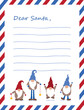 © krissikunterbunt - christmas wish list letter to santa claus for kids