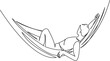 girl in a hammock