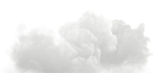 Wall Mural - ozone white cloudy fluffy cut out backgrounds special effect 3d rendering png file.png
